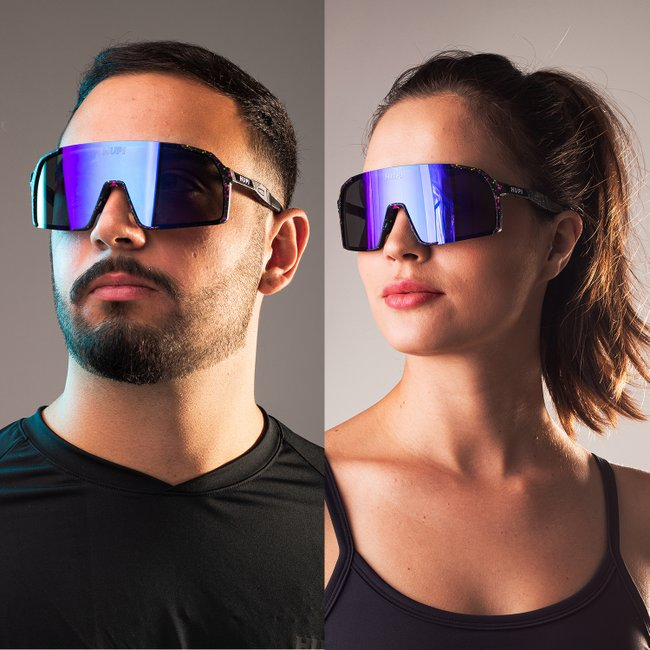 Hupi Oculos Andez Holografico Lente Azul Tam Unico 6082 - Imagem 2