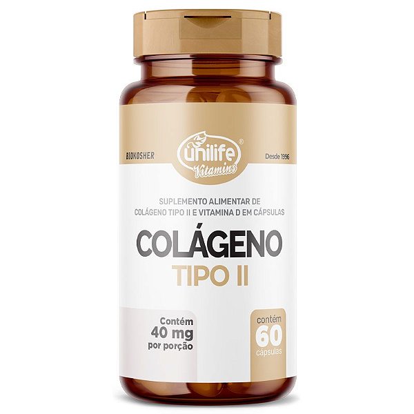 Unilife Colageno Tipo 2 Vitamina D 60 Caps