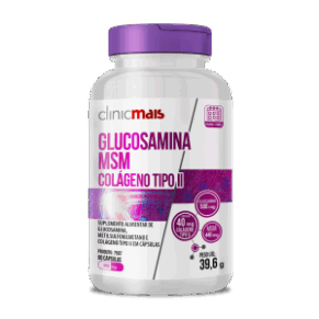 Clinicmais Glucosamina Msm Colageno Tipo 2 60 Caps