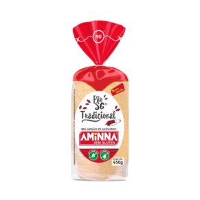 Aminna Pao Tradicional S/Ac S/ Glu S/Lac 450G