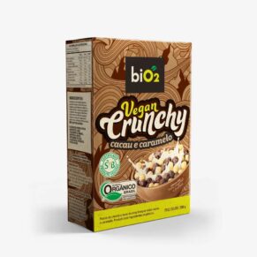 Bio2 Flocos De Cereais Vegan Crunch Cacau E Caramelo 200G