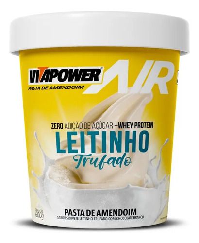 Vitapower Pasta De Amendoim Beez Branco 450G
