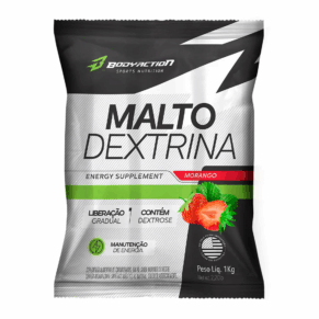 Bodyaction Maltodextin 1Kg Morango Silvestre