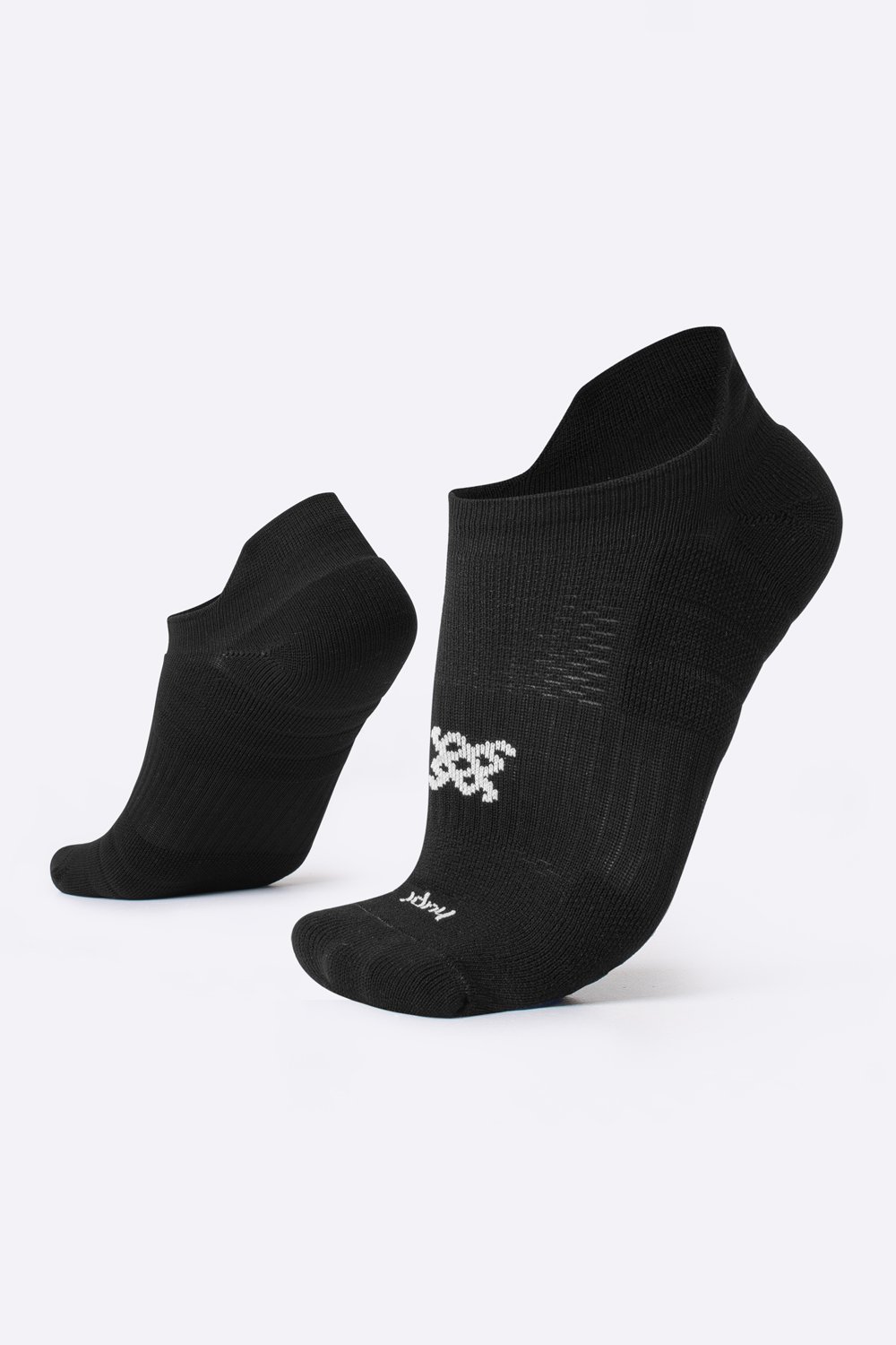 Meia Curta para Corrida HUPI Running Pro Invisível Preto