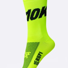 Meia HUPI 10K Amarelo Neon