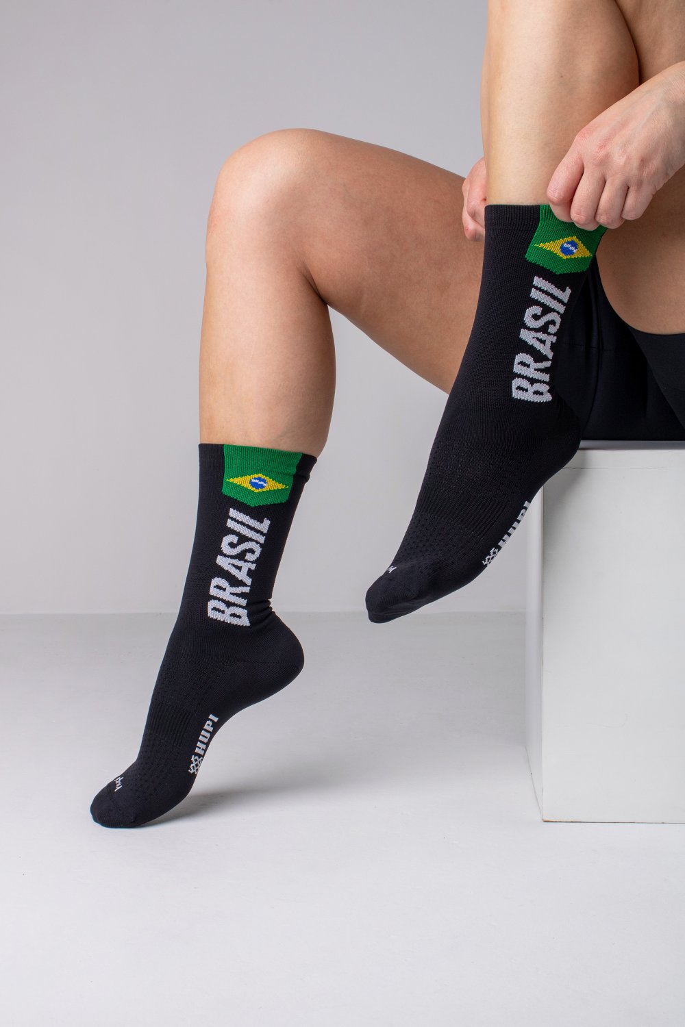Meia HUPI Brasil 6.0 Preto