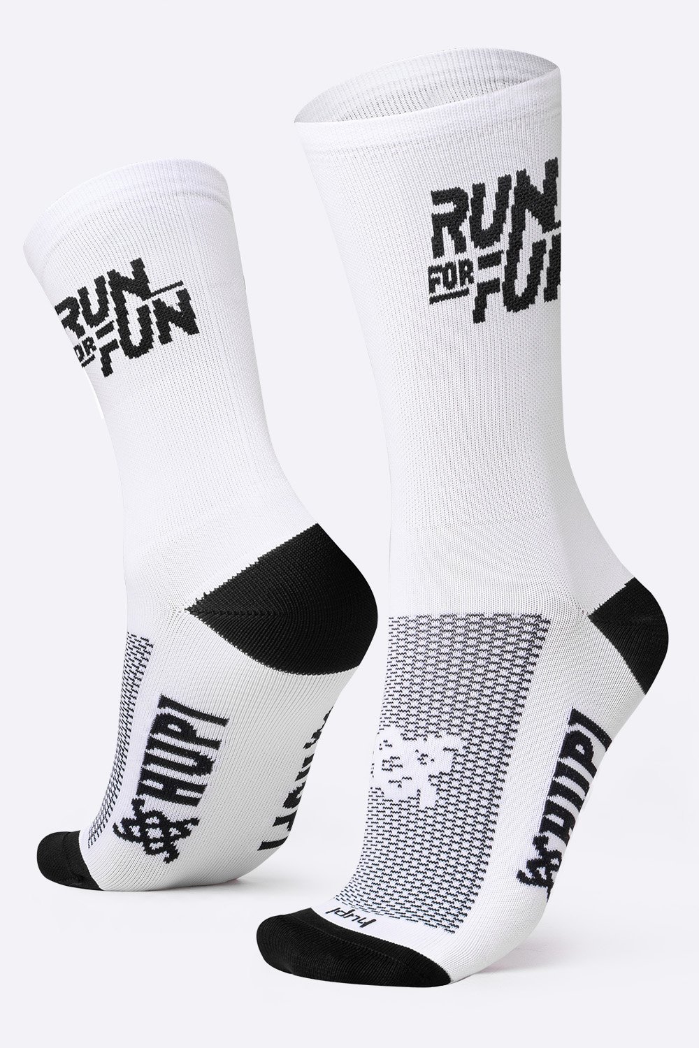 Meia HUPI Run For Fun Branca