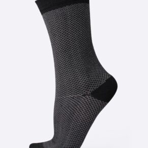 Meia HUPI Carbono Preto
