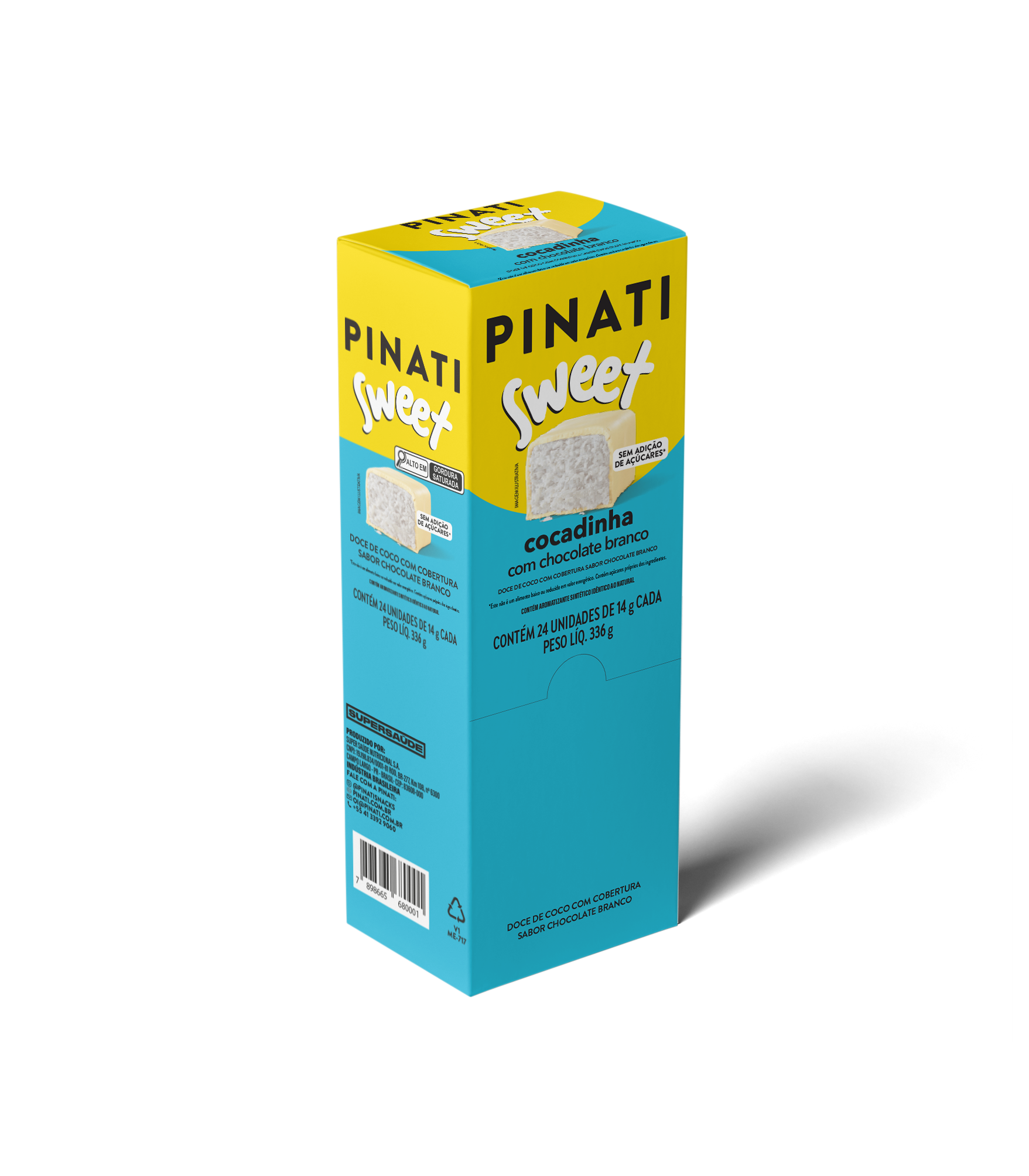 Pinati Sweet Bite Cocadinha Chocolate Branco 14G