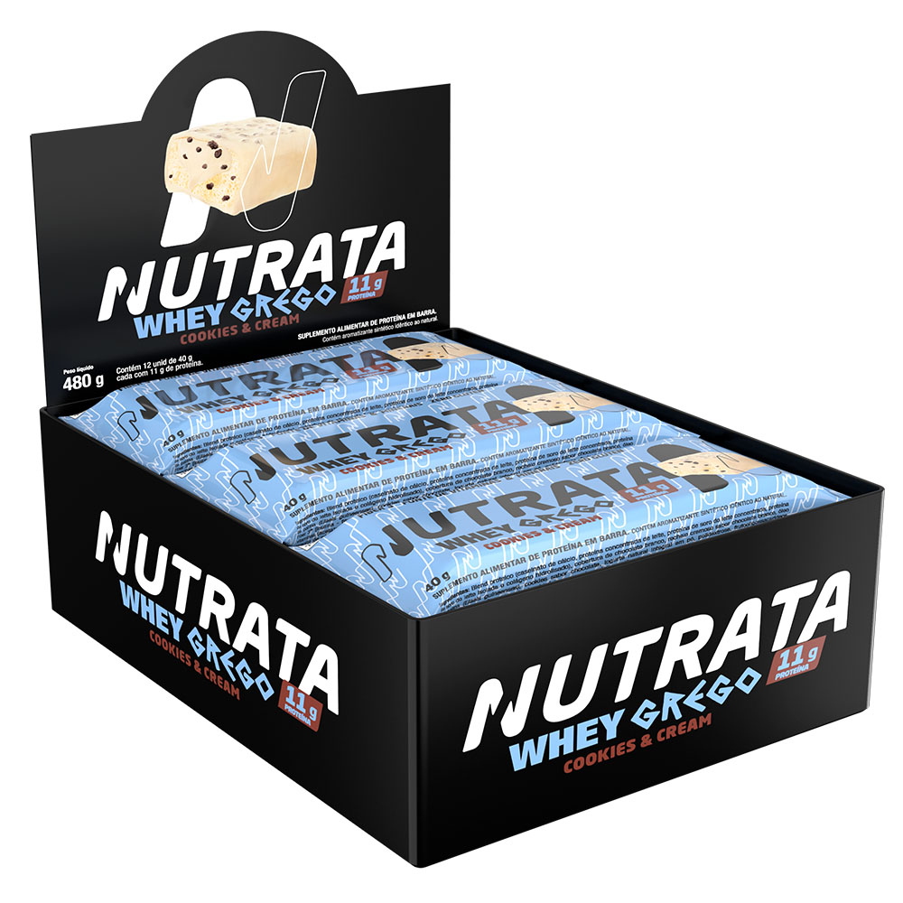 Nutrata Grego Bar Cookies E Cream 40G