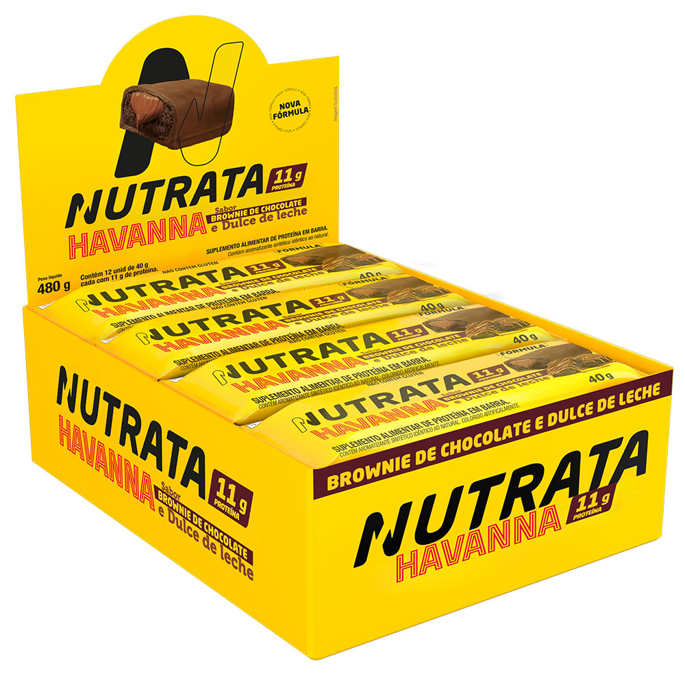 Nutrata Grego Bar Brownie De Chocolate Havanna 40G