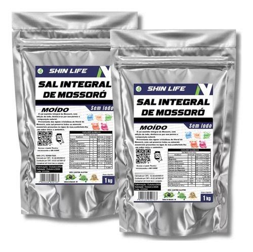 Smart Sal Integral Grosso De Mossoro 1Kg