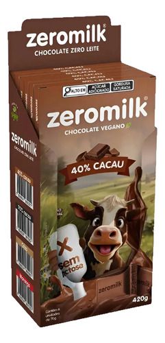 Zeromilk Chocolate 70% Cacau 70G