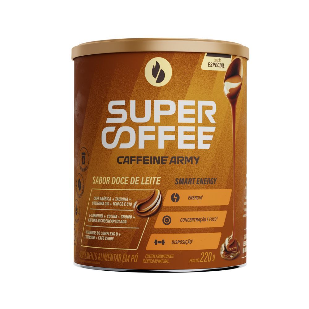 Supercoffee Caffeine Army Doce De Leite Sache 10G