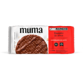 Muma Snacks Biscoito De Arroz Chocolate Zero 60G