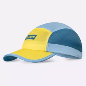 Hupi Bone Para Corrida Run Azul Amarelo Tam Unico 7565