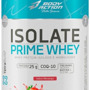 Bodyaction Isolate Prime Whey Morango 900G