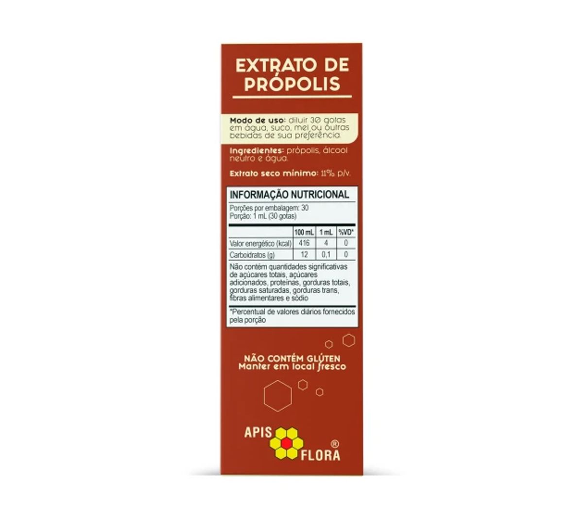 Apis Flora Extrato De Propolis Com Alcool 30Ml