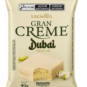 Laciella Gran Creme Dubai Chocolate Branco Pistache 40G