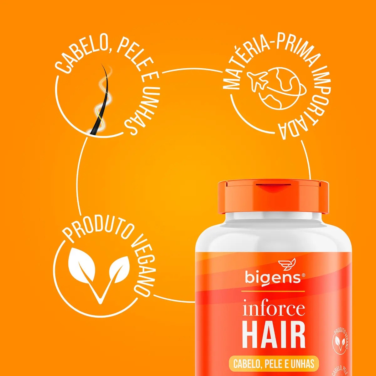 Bigens Max Inforce Hair 30 Caps - Imagem 3