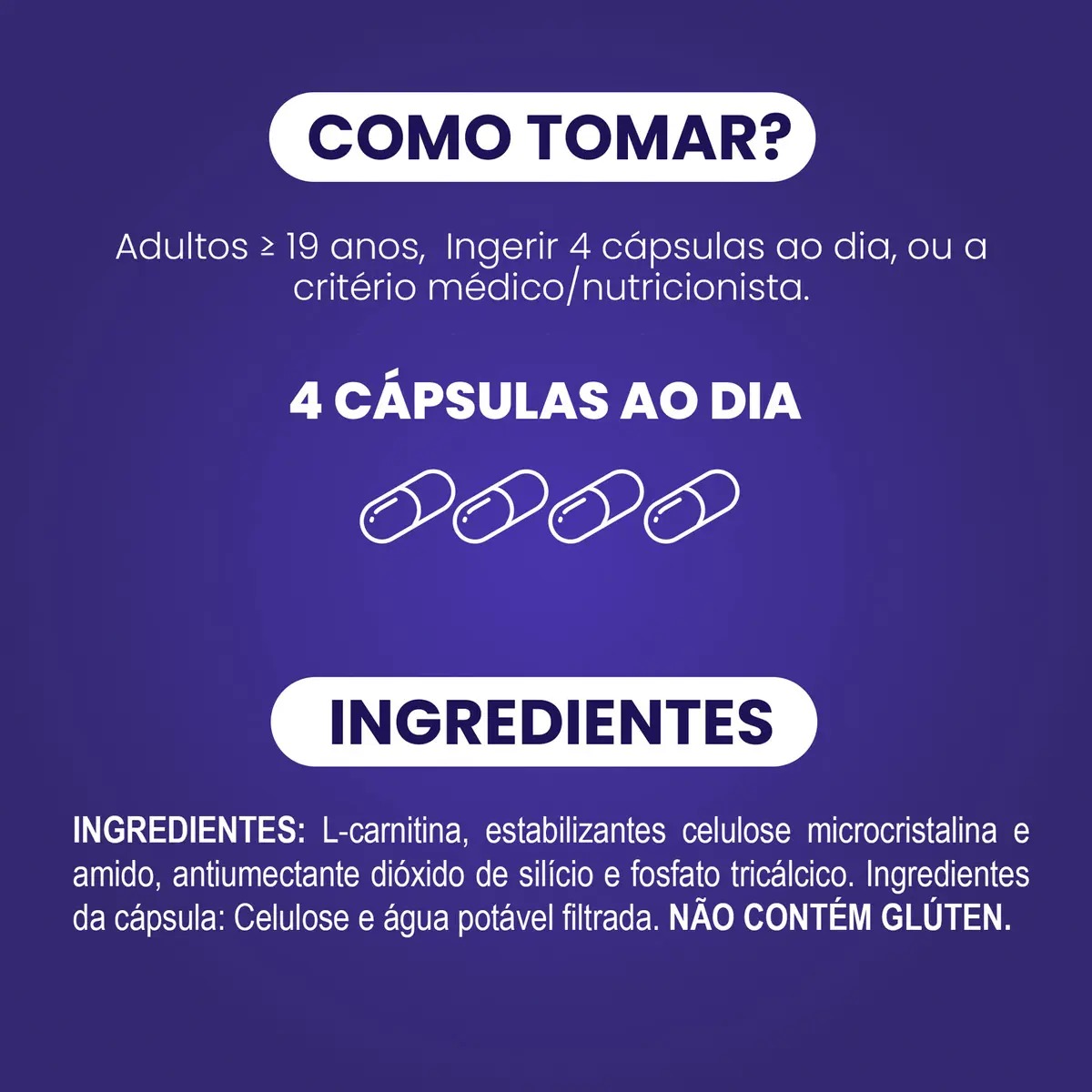Bigens L Carnitina 120 Caps - Imagem 2