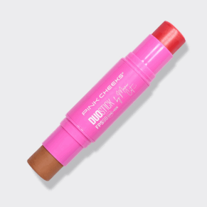 Pink Cheeks Duo Stick Coral E Bronzer Areia Fps 98 2 X 6 G