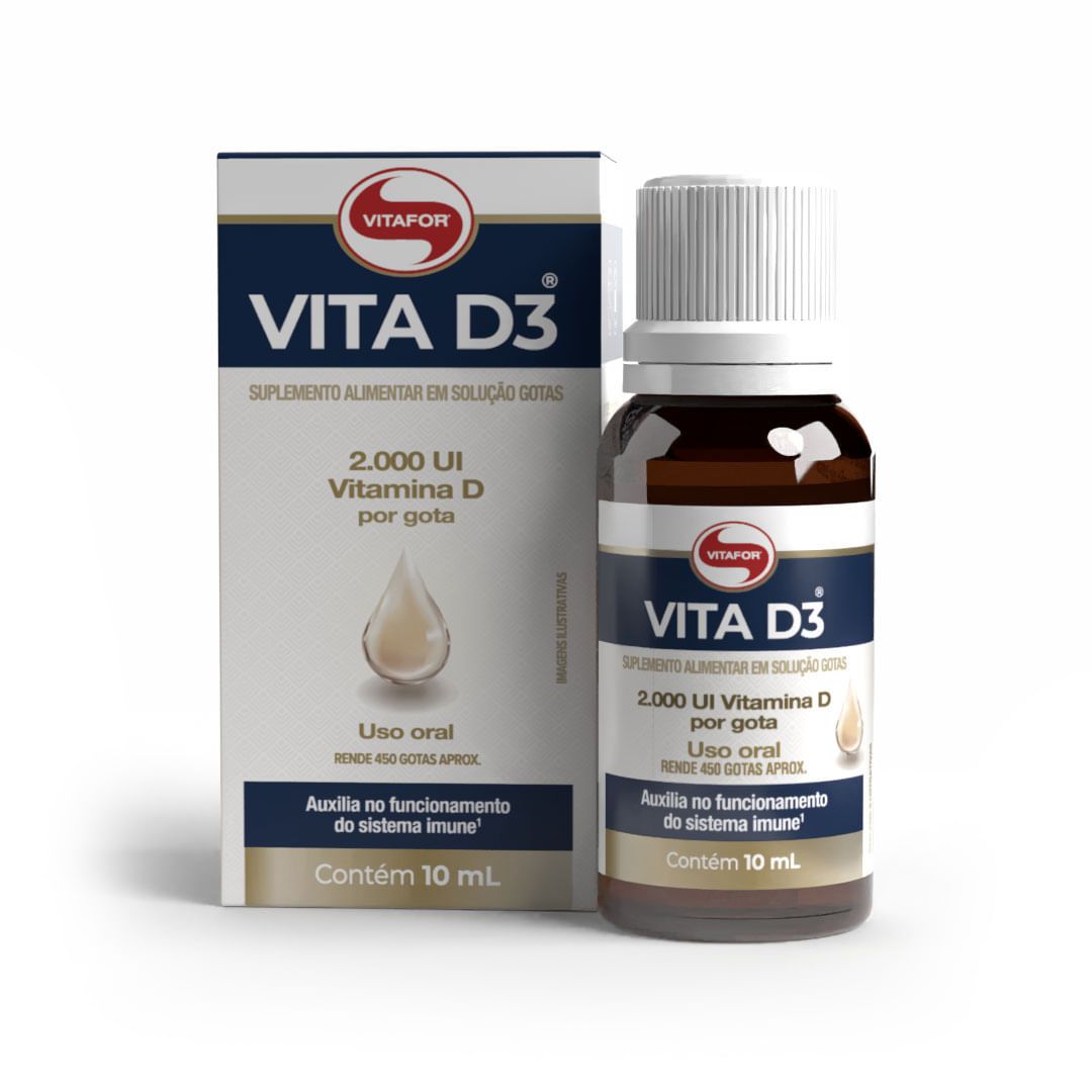 Vitafor Vitamina D3 Em Gotas 10Ml