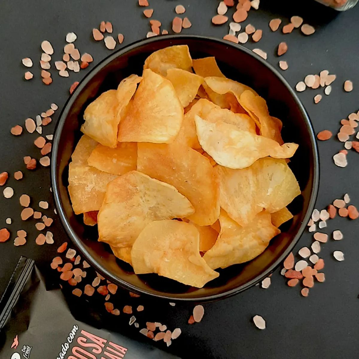 Belive Chips Batata Doce Sal Rosa Do Himalaia 50G
