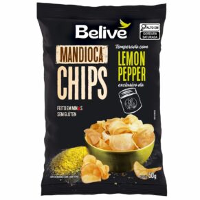 Belive Chips Mandioca Lemon Pepper 50G