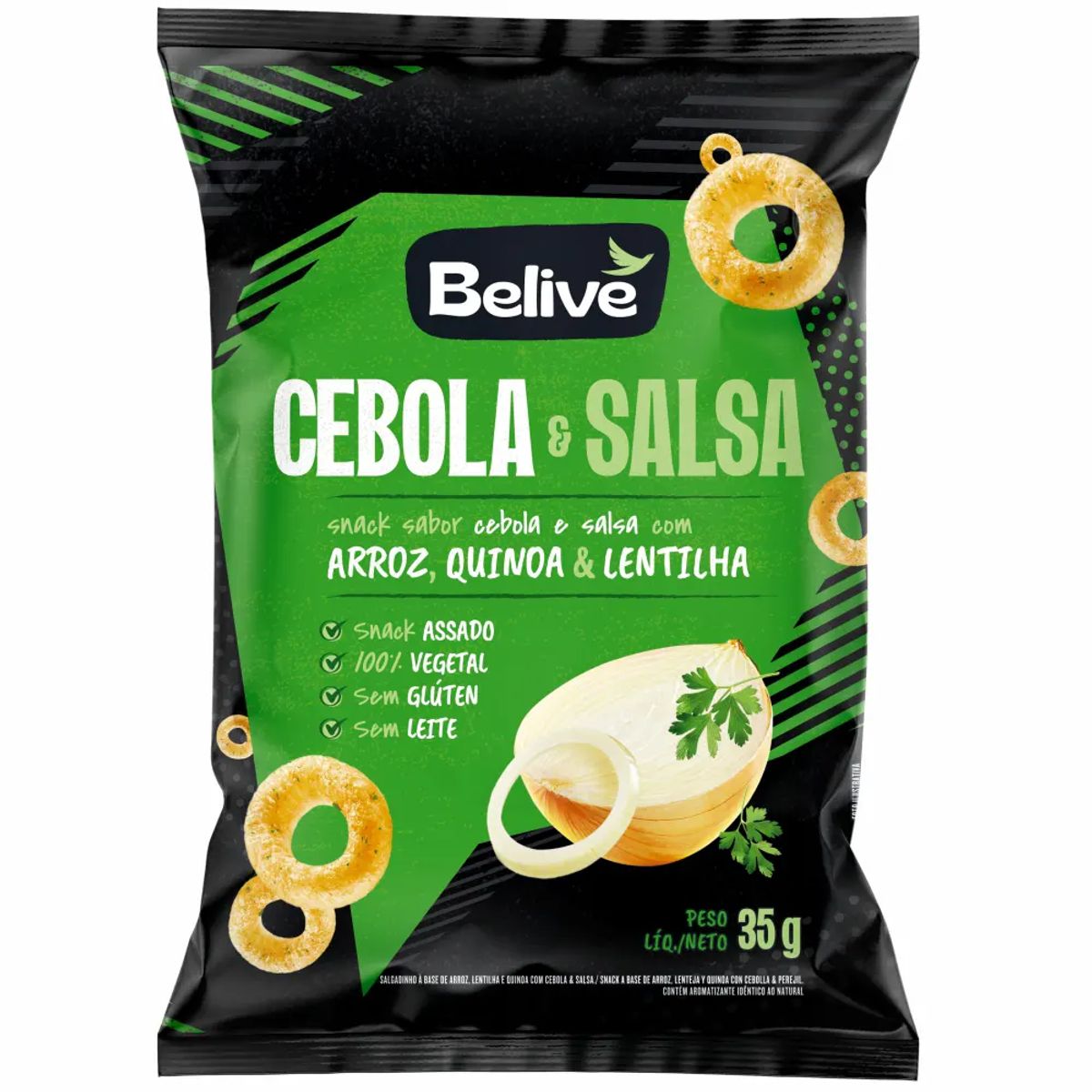 Belive Cebola E Salsa 35G
