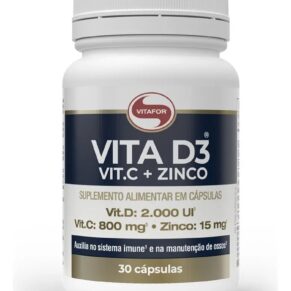 Vitafor Vita D3 Vit.C Zinco 1000 Mg 30 Caps